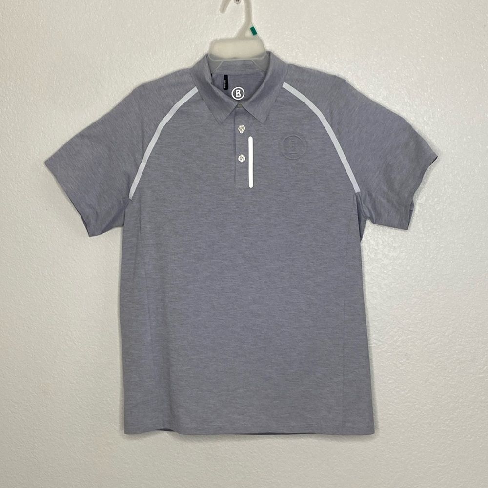 BOGNER Men’s Light Gray Polo with Scottsdale National on Left Sleeve Size L